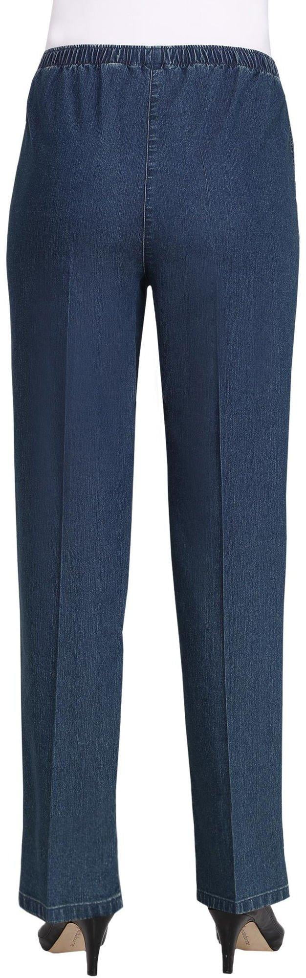 alia womens denim tech stretch pull on pants