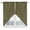 Dark Avocado Green, variant on Green Kitchen Window Curtains, Swag Curtains Valance for Bedroom Living Room Bathroom, Minimalist Solid Color Modern Abstract Rod Pocket Window Treatment Curtain Block Drapes 2 Panels 28"x36"