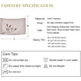 thumbnail image 4 of FREEAMG Tapestry Vintage Magnolias Flower Pink Floral Tapestry Wall Hanging Decorative Wall Tapestries Wall Art Wall&nbsp;Blanket&nbsp;Bedding Tapestry for Bedroom Living Room Dorm Home Decor 60"x51", 4 of 7