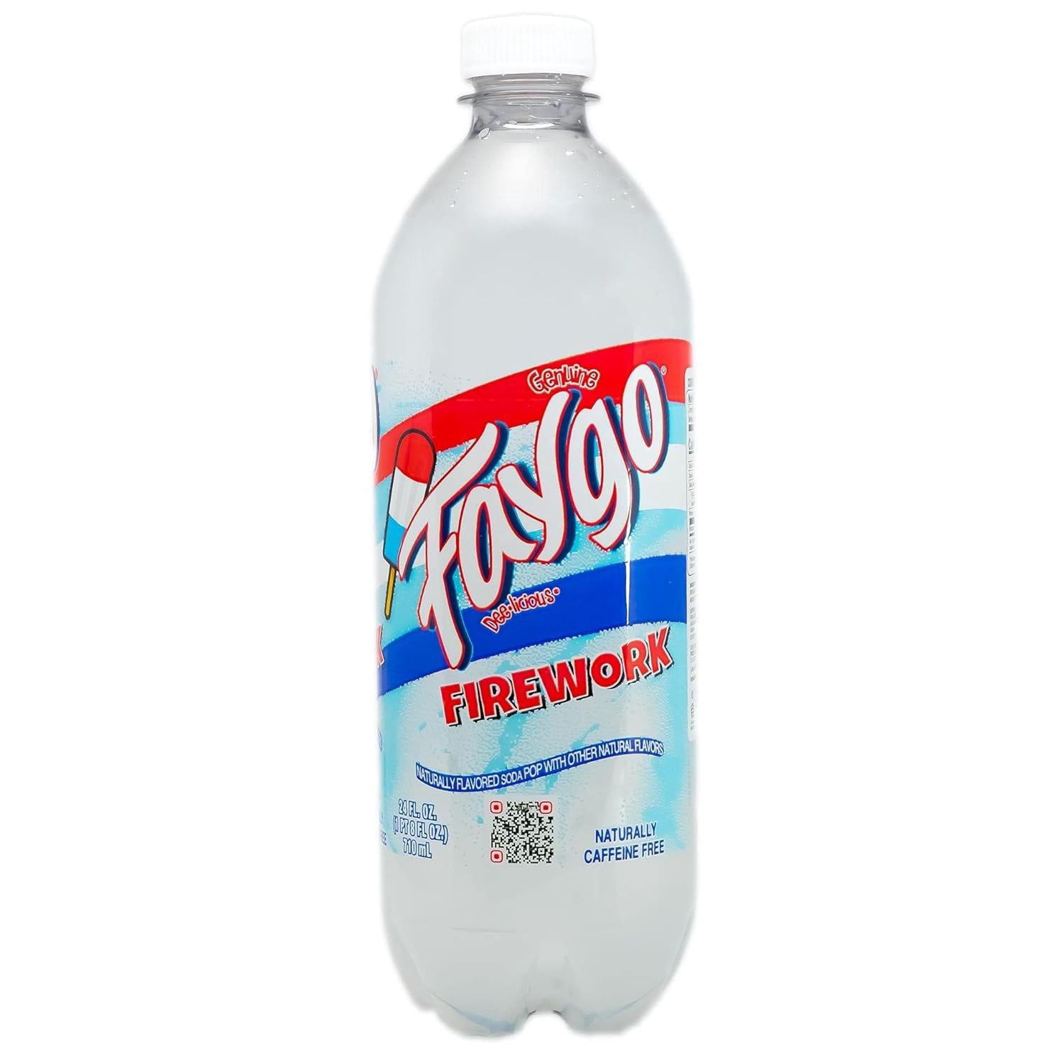 Faygo Firework Soda Pop 710 mL Bottles (Pack of 6)