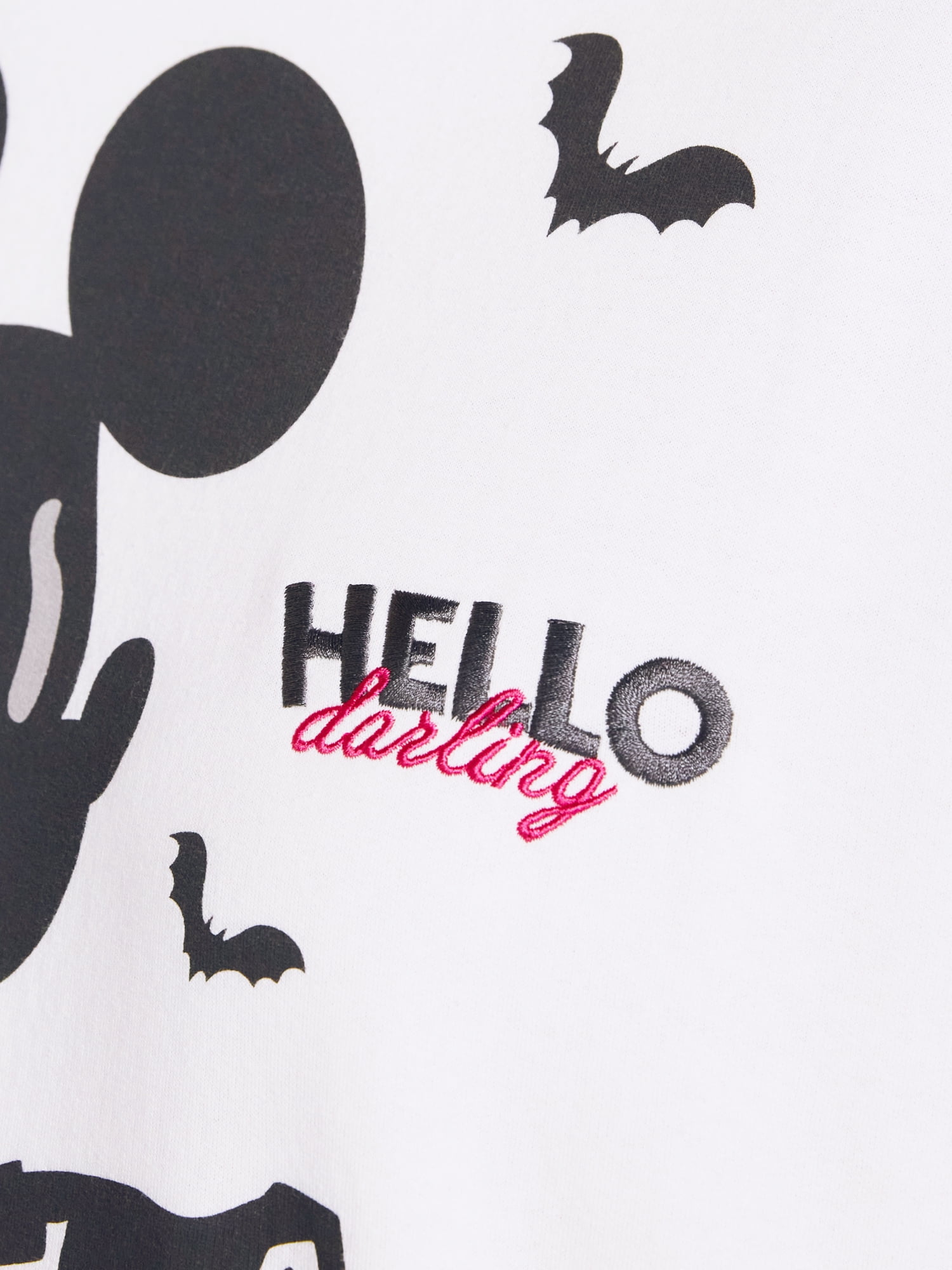 Disney Mickey Mouse Women's Halloween Graphic Sweatshirt with Long Sleeves, Sizes XXS-XXL