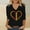 Black-B, variant on Aueoeo Black Shirt For Women Long Sleeve V Neck Tops Funny Graphic Printed Sweatshirt Casual Loose Fitting Pullover Black L