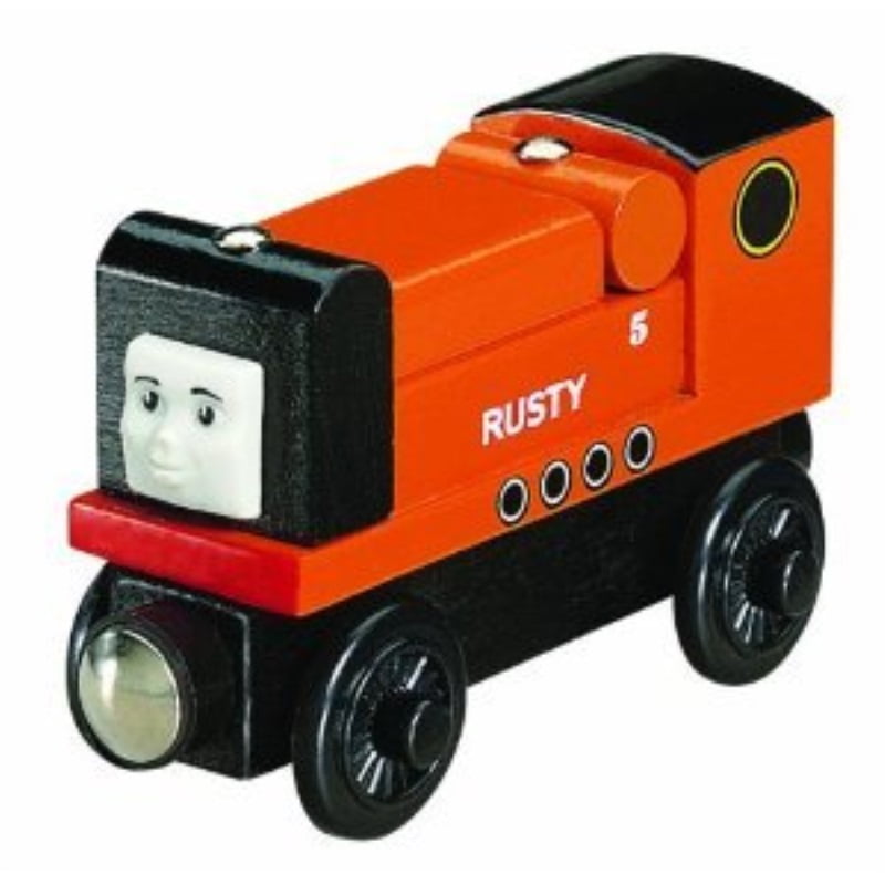THOMAS THE TANK WOODEN TRAIN ENGINE - RUSTY - Walmart.com - Walmart.com