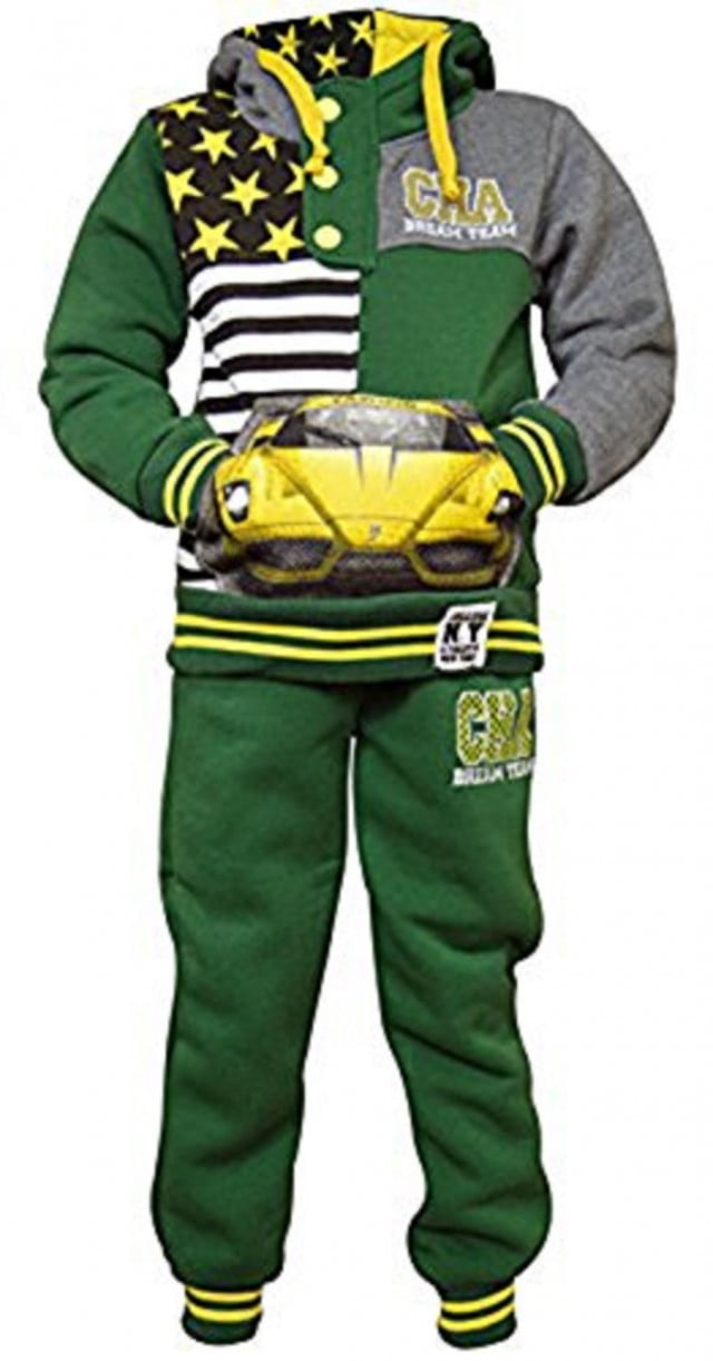 kids yellow sweatsuit