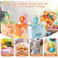thumbnail image 4 of Happy Easter Egg Hunt Bags Easter Bunny Carrot Chick Egg Gift Bags with Handles, Easter Treat Bags, Non-Woven Easter Bags for Gifts Wrapping, Egg Hunt Game, Easter Party Supplies, 4 of 4