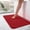 Red, variant on SPOORYYO Living Room Bedroom Straight Plush Carpet - Absorbent and Non-Slip Mats, Machine Washable for Bathroom and Kitchen