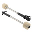 thumbnail image 3 of 2 Pcs 12.5inch Steel Drum Mallets,wool Felt Drum Sticks With Stainless Steel Handle, Anti-slip Wool Drum Mallets, 3 of 5