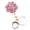 Purple, variant on Rose Shaped Keychain Beautiful Flower Pendant Key Rings Cute Backpack Hanging Decoration for Birthdays Graduations Anniversaries Pink Elegant Crystal Rhinestone Accessory