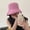 pink, variant on New Thin Spring and Summer Bucket Hat Women Versatile Sunscreen Sunshade Sun Hats Outdoor Leisure Basin Cap Bob Caps