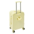 thumbnail image 3 of TFCFL 24" Travel Luggage Suitcase Yellow Portable Trolley Case with Cup Holder & Password Lock, 3 of 15