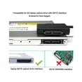 thumbnail image 2 of USB 2.0 to 13 Pin Slimline SATA Laptop CD/DVD ROM Optical Drive Adapter Cable Black - 35cm, 2 of 7