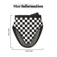 thumbnail image 3 of Pofeuu Black and White Checkerboard Print Thickened Mini Silicone Oven Mitts Heat Resistant, Rubber Oven Mitt Gloves, Finger Pinch Grips, Pot Holder, Silicone Potholder, 3 of 7