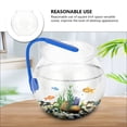 thumbnail image 3 of NIAIZEK Small Tank Aquarium Clear Fish Bowl Circular Shape For Pet Lovers 1Set, 3 of 8