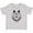 AC-Heather Grey, variant on Tribal Wolf Head Boys or Girls Baby T-Shirt