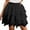 A-Black214, variant on Women's Solid Color Tulle Tutu Skirt Asymmetrical Ruffled Mesh Skirt Romantic Party Dress Up Skirts Black L