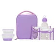 thumbnail image 1 of Jetstream 7-Piece Kids Lunch Bag Set – Includes Lunch Bag, Water Bottle, Containers, Ice Pack & Snack Bags, 1 of 8