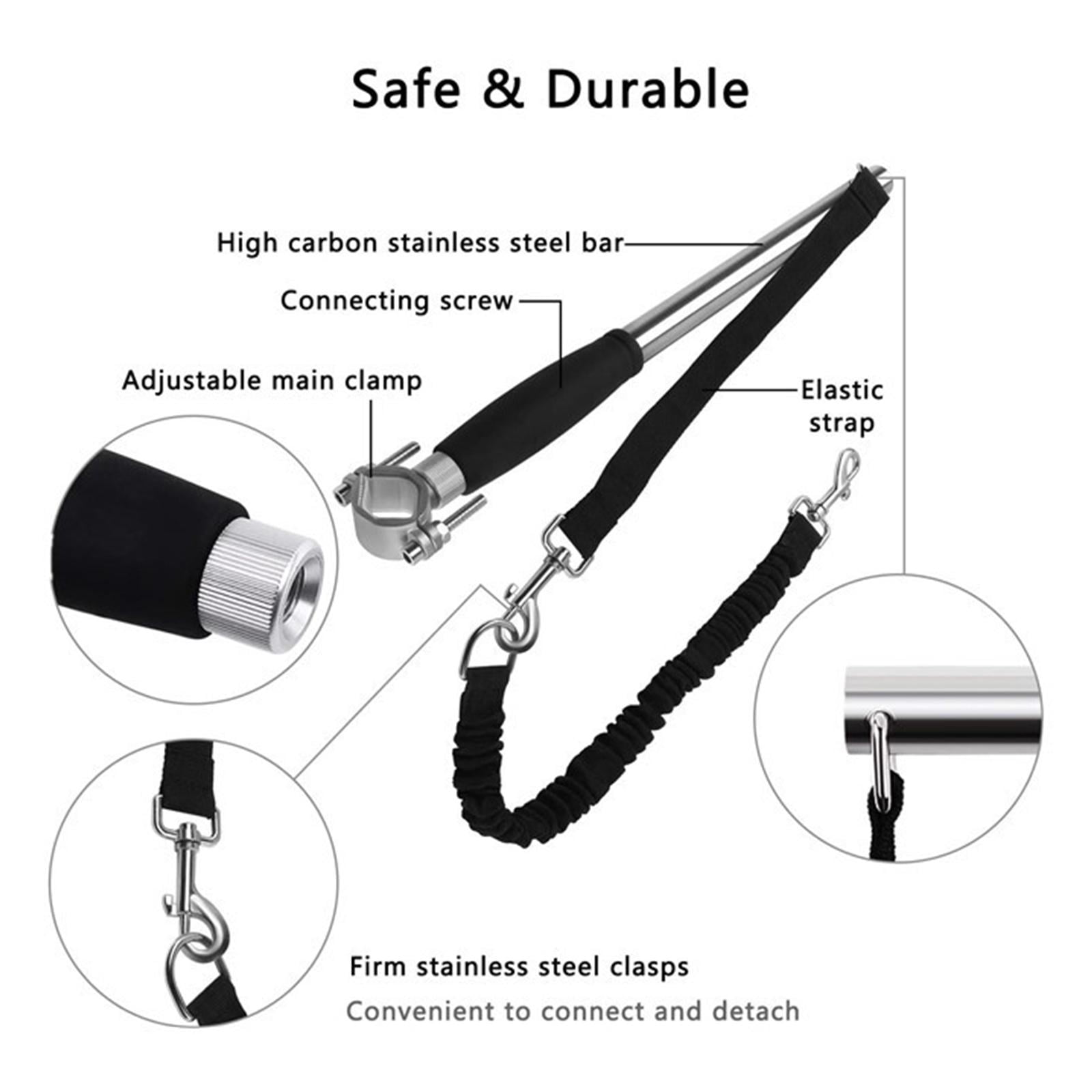 Dog Bike Leash ,Easy Installation Removal , Walking Dog Leashes ,Dog Exerciser Leash for Outdoor Exercise Jogging Pet Supplies