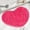 Pink266, variant on Tuvgenk Quick Dry Bathroom Rugs Absorbent Non Slip Bath Mat Gray 2'X2' Small Heart Shower Floor Mat