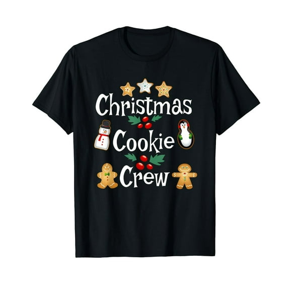 Bakers Christmas Cookie Crew Family Baking Team Holiday Cute T-Shirt