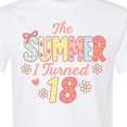 thumbnail image 4 of Inktastic The Summer I Turned 18 Pastel Birthday Design T-Shirt, 4 of 5