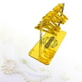 thumbnail image 6 of Acrylic Earring Mini Hanger Rack Jewelry Organizer Storage 8 Mini Hangers for Dressers, Showcases, Jewelry Shelves , Yellow, 6 of 9