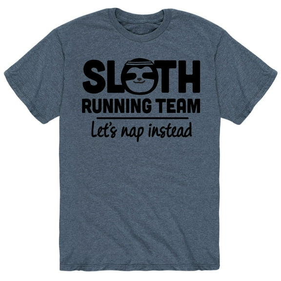 Instant Message - Sloth Running Team - Men's Short Sleeve Graphic T-Shirt