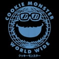 thumbnail image 2 of Boy's Sesame Street Cookie Monster World Wide Graphic T-Shirt, 2 of 5
