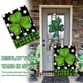 thumbnail image 6 of Home Decorative Welcome St. Patricks Day Garden Flag, Lucky Shamrock Clover Yard Polka Dots Outside Decoration, Luck Irish Outdoor Small Decor Double Sided 12x18, 6 of 6