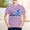 Light Purple, variant on Boys Shirts Size 3-4Y Kids Train Print Short Sleeve Crew Neck Summer Tee Toddler Boy Clothes