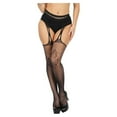 thumbnail image 1 of Wweixi Bas Résille Chaussettes Taille Haute Extensibles Lingerie Collants Vêtements pour Femmes Mode Collants pour Femmes 1189 Taille Unique, 1 of 3