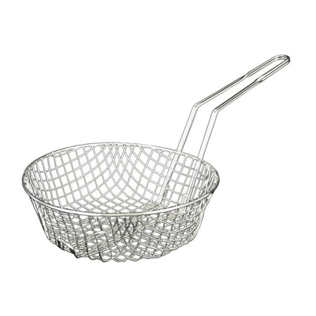

Excellante 12 round nickel plated culinary basket coarse mesh comes in each
