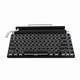 thumbnail image 2 of Teclado de máquina de escribir retro de 83 teclas, de alta resistencia, con teclas punk desmontables y panel cepillado., 2 of 14