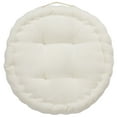thumbnail image 2 of SAFAVIEH Alaris Solid Floor Pillow, 19" x 19", Ivory, 2 of 4