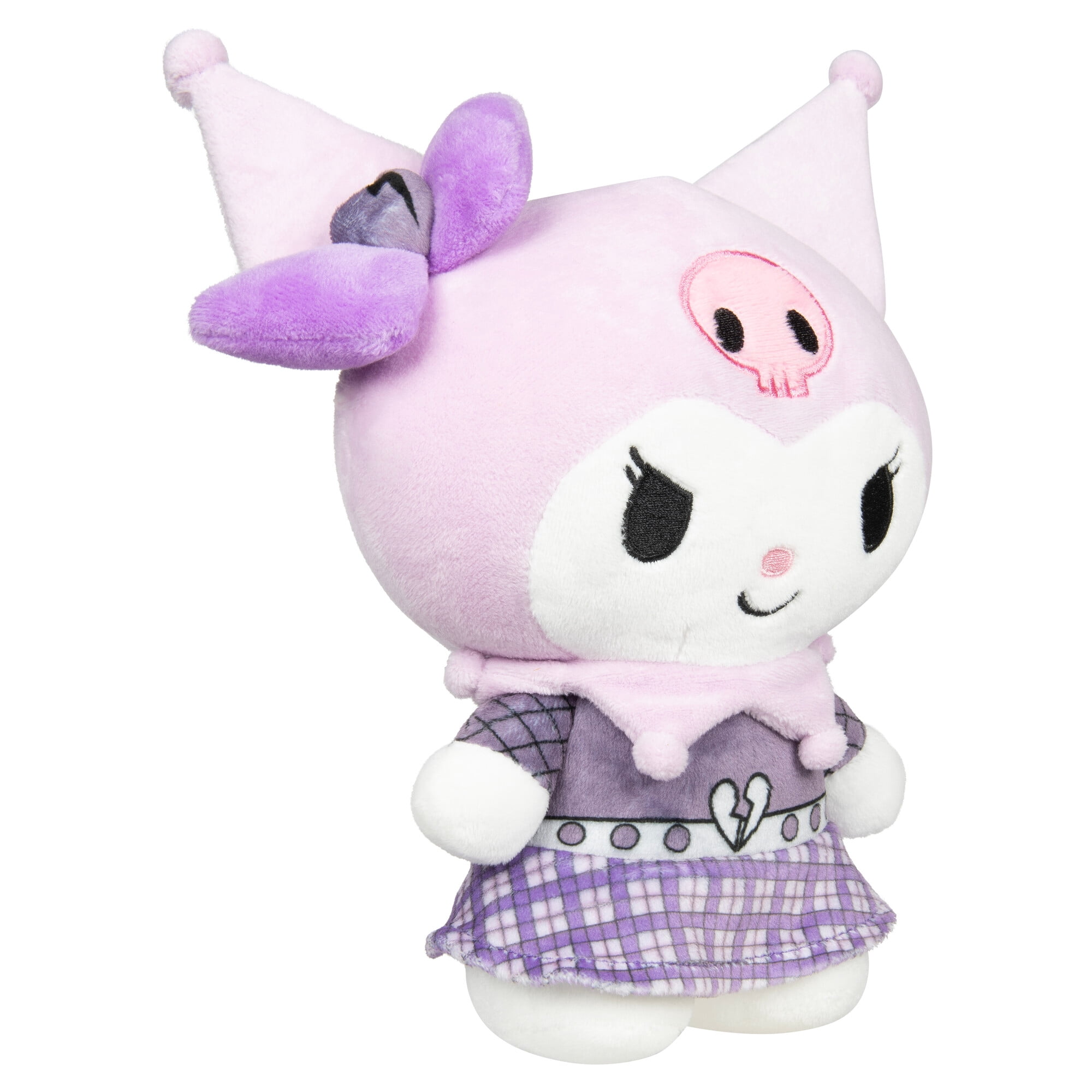Hello Kitty and Friends Kuromi Punks 8 inch Plush - Officially Licensed Sanrio Product from Jazwares