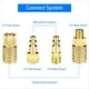 thumbnail image 4 of Conexiones para Manguera de Aire de 1/4 Pulgada NPT, Conexión Rápida para Compresor de Aire, Acoplador de Aire Universal y Kit de Conector Industrial., 4 of 5