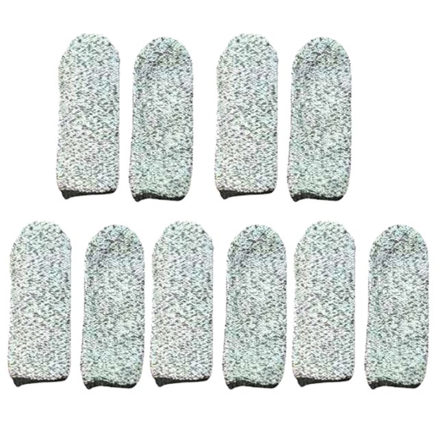 BRIGHTFUFU Cubierta de seguridad de los dedos de 10 piezas protectores protector contra la manga de la manga de los dedos de los dedos.