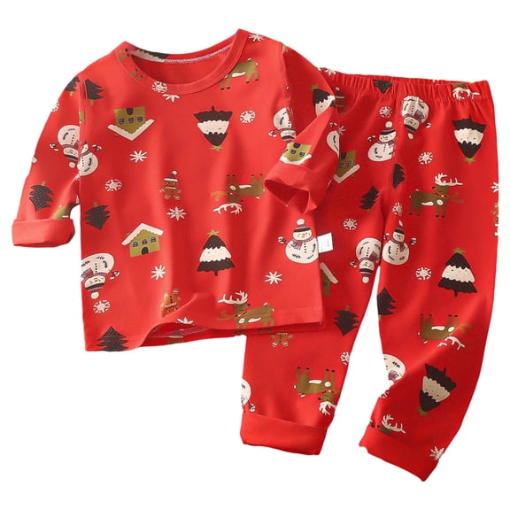 Duqingm Pajamas for Toddler Boys Long Sleeve Cotton Dinosaur Pjs Sets 2Pcs Sleepwear,3-4 Years