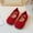 Red, variant on Liyamei Girls Sandals For Toddler To Kids Breathable Bow Summer Shoes Casual Everyday Wear Comfortable Lightweight Baby Girl Closed Toe Sandals Girls Dress Sandals Size Beige 15-18 Months