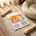 2026 Indestructible Newspaper Dog Toy, Interactive Crinkle Dog Toy ...