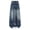 Blue-F, variant on GiLiling Teen Girls Y2k Baggy Jeans Wide Leg High Waist Elastic Waist Vintage Aesthetic Cargo Denim Pants (Blue, 11-12 Years) (Blue, 9 -10 Years)