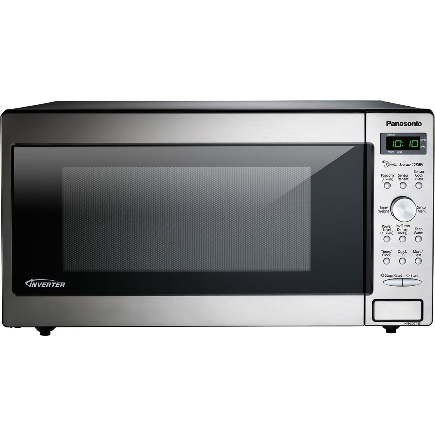 Panasonic Genius Sensor 1.6 Cu. Ft. 1250W Countertop/Built-In Microwave