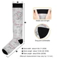thumbnail image 3 of FORMRS Womens Knee High Socks Casual Long Thick Travel Daily Wear, 1 Pair, Cartoon Elephant, 3 of 6