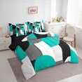 thumbnail image 3 of Castle Fairy Abstract Minimalist 7-Piece Bedding Comforter Set for Teens Girls Boys,Geometric Semicircle King Bedding Sets,Vintage Aesthetic Ultra Soft Bed Sheets,Super Cozy Room Decor, 3 of 8