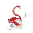 thumbnail image 2 of unbranded 2Ud De Cisne De Cristal Roja Romántica Para Hogar Y Oficina, 2 of 6