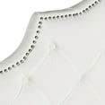 thumbnail image 3 of SAFAVIEH Arebelle Rustic Tufted Wood Headboard with Nail Heads, Queen, White, 3 of 5