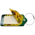 thumbnail image 2 of Disketp 4 Pcs Luggage Tag For Suitcase,Sunflowers In Bucket Leather Baggage Tag With Stainless Steel Loop Privacy Cover For Women Men Girls, 2 of 5