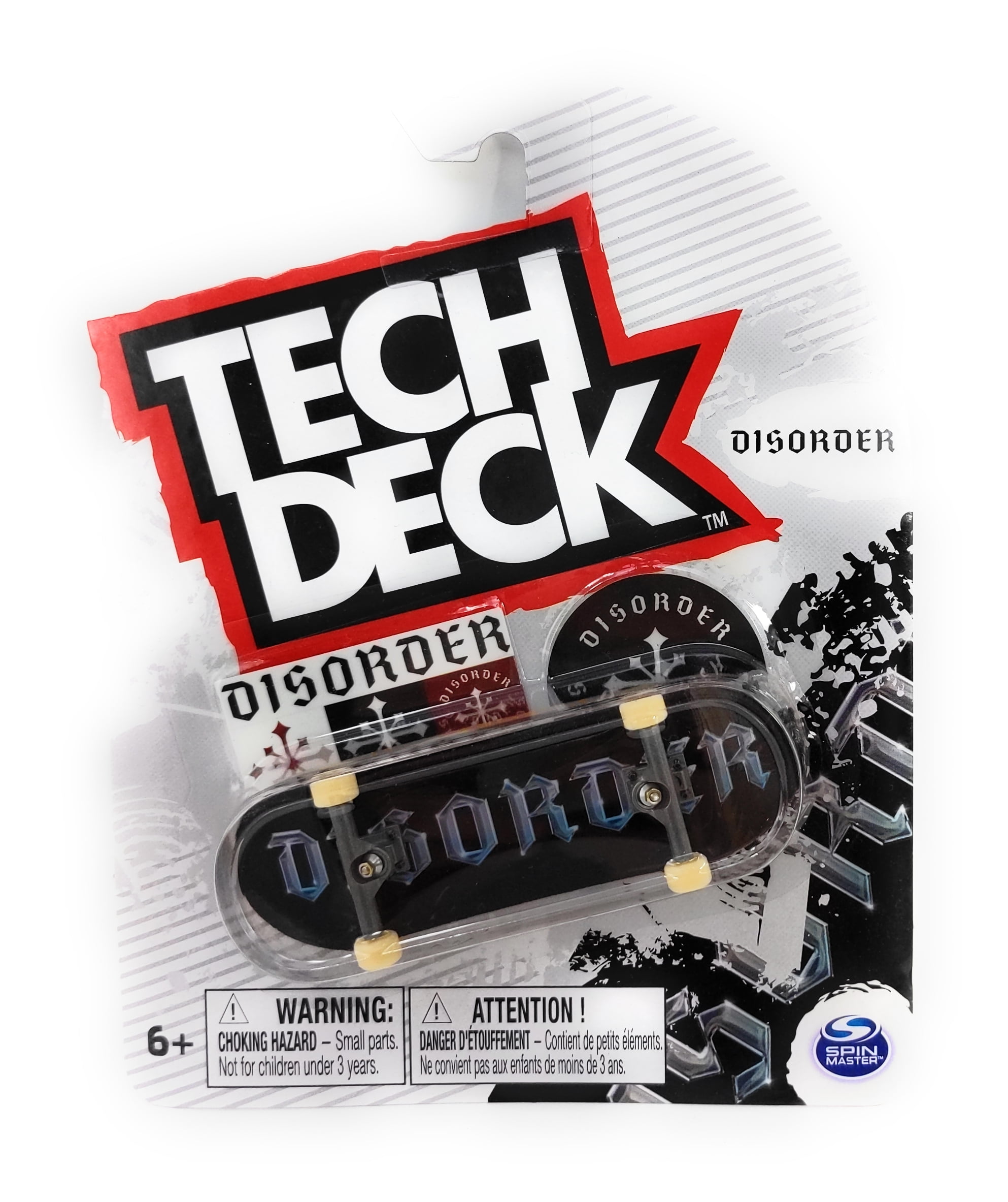 Tech Deck Disorder Skateboards Chrome Rare Fingerboard