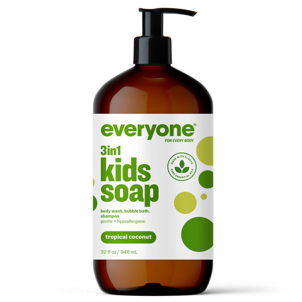 Eo Everyone Soap for JMS2 Kids Tropical, Coconut Twist - 32 Ounce