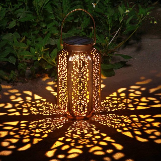 Amdohai Solar Lantern Outdoor Lights for Decorative Hanging Garden Lantern