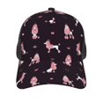 thumbnail image 2 of Picia Poodle Dog Pattern Trucker Hat,Baseball Cap,Sun Protection Cap,Stylish Headwear,Leisure Cap,Outdoor Sports Cap, 2 of 7